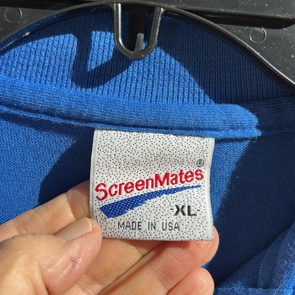 Reese’s Nutrageous Long Sleeve Blue Polo Shirt Hersheys Size XL - Picture 4 of 7